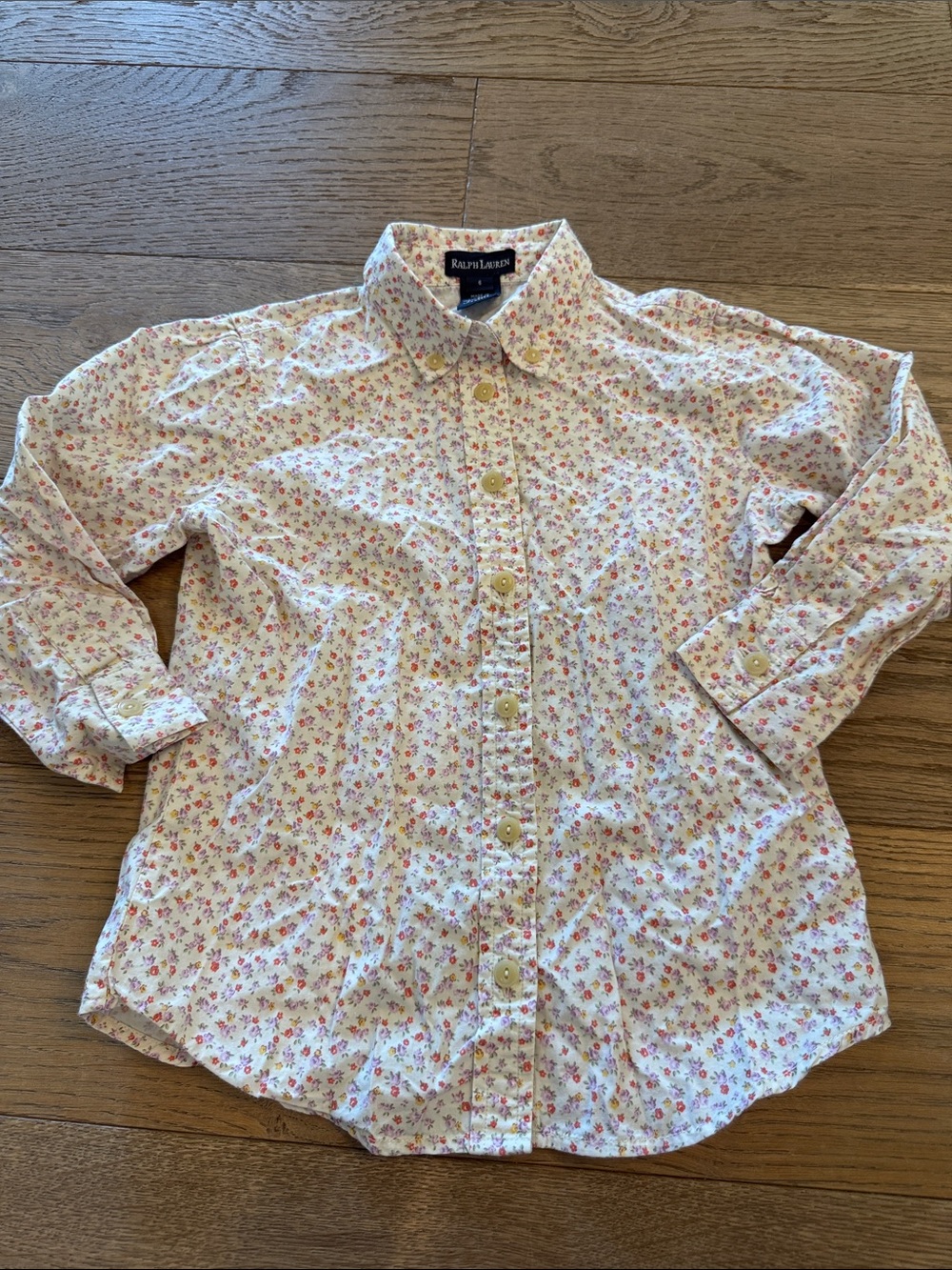 Vintage Ralph Lauren Floral Button Down 6